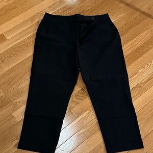 WHBM Women’s slim crop black pants